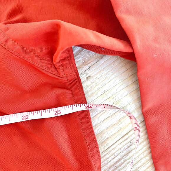 LL Bean‎ Women's Mountain Classic Colorblock Windbreaker | Coral XL Petite - Picture 8 of 9